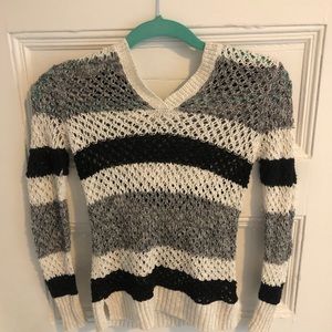 Justice Loose-Knit Sweater Hoodie